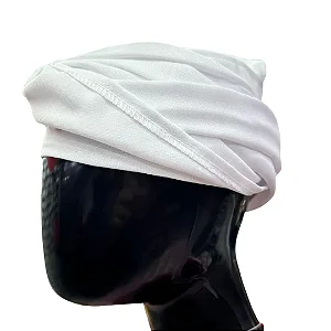 Pano de Cabeça Oxford Branco e Preto