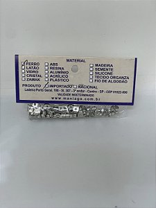 Tarraxa Borboleta de Metal para Brinco (20 Pares / 40 Unidades)