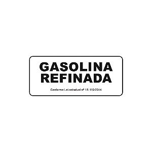 Adesivo ANP Gasolina Refinada