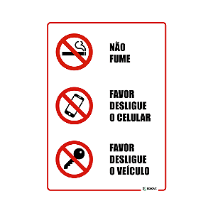 Adesivo Proibições Básicas
