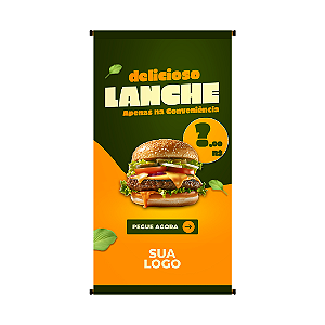Banner em Lona Lanche Apenas na Conveniência