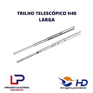 Corrediça telescópica HD larga 25 cm em Araçatuba