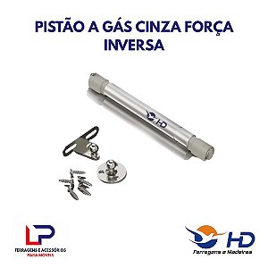 Pistão a gás força inversa N80 HD ferragens