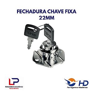 Fechadura chave fixa 22mm