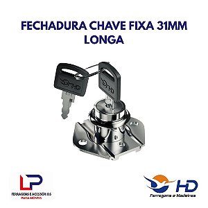 Fechadura chave fixa 31mm