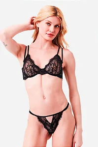 Sutiã Aro Sem Bojo Renda Chloe