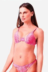 Sutiã Aro Sem Bojo Renda Amanda