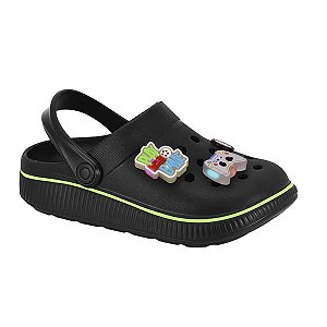 Babuche Clog Infantil Gamer que pisca Conforto e Diversão 2874.407