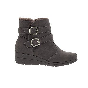 Bota Cano Curto Feminina Peluciada Anabela Modare 7085.206