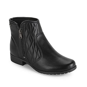 Bota Dakota Cano Curto Salto Baixo Zíper D2184