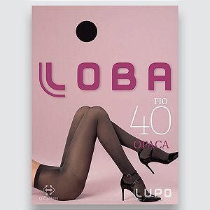 Meia Calça Feminina com Elastano Fio 40 Loba by Lupo 05830