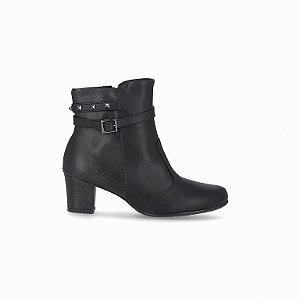 Bota feminina Piccadilly salto grosso tamanho especial 110180-1