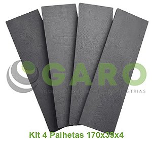 KIT 4 Palheta de Grafite 170x39x4 - Bomba de Vacuo