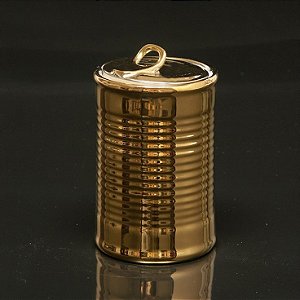 Pote MEDIO Acucareiro Em Porcelana Dourada Seletti "Limited Gold Edition"