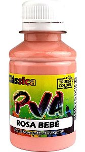 TINTA PVA FOSCO TRUE COLORS 7143-ROSA BEBÊ 100 ML