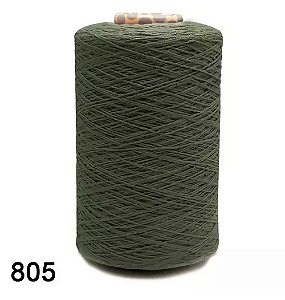 BARBANTE EUROROMA BIG CONE FIO 8 1,800 KG COR 805 VERDE MILITAR