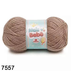 FIO MAIS BEBÊ CIRCULO 100G COR 7557 AMÊNDOA