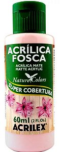 TINTA ACRILICA FOSCA ROSA COTTON NAT. COLORS 60 ML ACRILEX