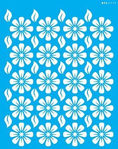 Stencil 20x25 simples OPA2970 estamparia flores margaridas