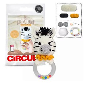 KIT AMIGURUMI CHOCALHOS SOFT ZEBRA COR 2