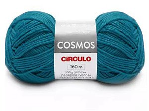 FIO COSMOS CÍRCULO 100 GR COR 5169 AZUL SEREIA