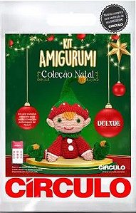 KIT AMIGURUMI COLEÇÃO NATAL 22 DUENDE REF 4