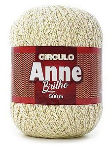 LINHA ANNE BRILHO OURO COR 20 NATURAL 500 M