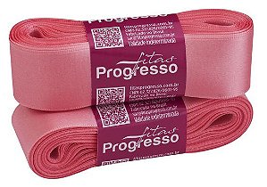 FITA CETIM SIMPLES CF007 30MM COR 009 ROSA PÉTALA Peça 10 metros