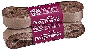 FITA CETIM SIMPLES CF003 15MM COR 971 CHOCOLATE Peça 10 metros