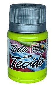 TINTA TECIDO COR 1073-VERDE CITRICO 37 ML TRUE COLORS