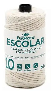 BARBANTE EUROROMA ESCOLAR FIO 10 CRU 61 MTS