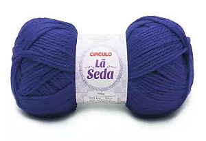 LÃ SEDA CÍRCULO 100 GR COR 2550 AZUL BIC