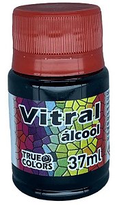 VITRAL ALCOOL MARROM 37ML TRUE COLORS