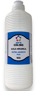 COLA BRANCA EXTRA PVA ADESIVO JOYS COLORS 1 KG
