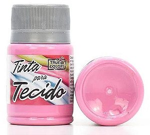 TINTA TECIDO COR 1047-ROSA ANTIGO 37 ML TRUE COLORS