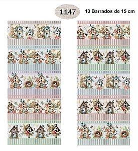 10 BARRADOS DE 15 CM IGARATINGA REF 1147 TRICOLINE