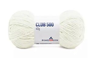 FIO CLUB 500 PINGOUIN 40GR COR 0004 CRÚ