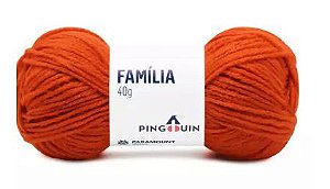 FIO FAMILIA 40 GR COR 7256 PÁPRICA PINGOUIN