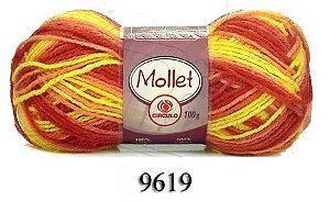 FIO MOLLET CIRCULO COR 9619 100 GR