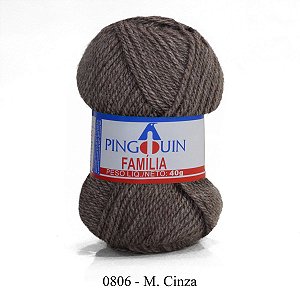 FIO FAMILIA 40 GR COR 806 CINZA MÉDIO