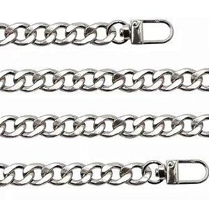 ALÇA DE METAL CORRENTE G 120 REF 416401 COR 10 PRATA - CÍRCULO