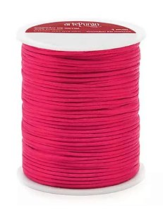 CORDÃO DE CETIM 1MM ARTEPUNTO CD001 COR 008 PINK 50 MTS