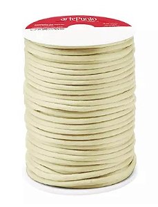 CORDÃO DE CETIM 4MM ARTEPUNTO CD001 COR 050 MARFIM 40 MTS