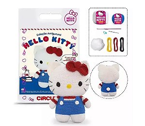Kit Amigurumi Coleção Hello Kitty cor 3 Blusa listrada Circulo