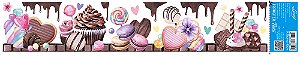TRANSFER TÊXTIL 45X9,15CM TTB6-014 BARRADO CHOCOLATE CANDY