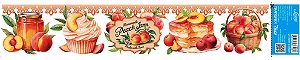 TRANSFER TÊXTIL 45X9,15CM TTB6-018 BARRADO PEACH