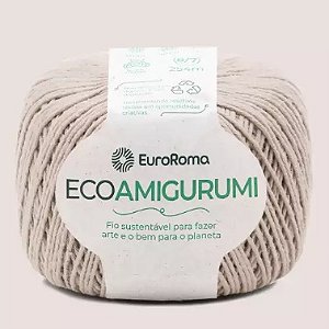 FIO ECOAMIGURUMI 254 MTS 8/7 160GR COR 305 NUDE EUROROMA