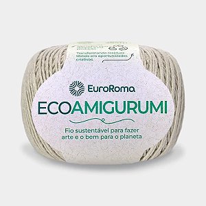 FIO ECOAMIGURUMI 254 MTS 8/7 160GR COR 300 CAQUI EUROROMA