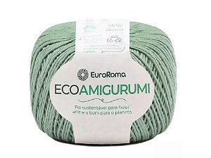 FIO ECOAMIGURUMI 254 MTS 8/7 160GR COR 809 ALECRIM EUROROMA