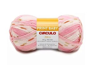 FIO PRINT BABY 250 MTS CIRCULO COR 9720 AMOR